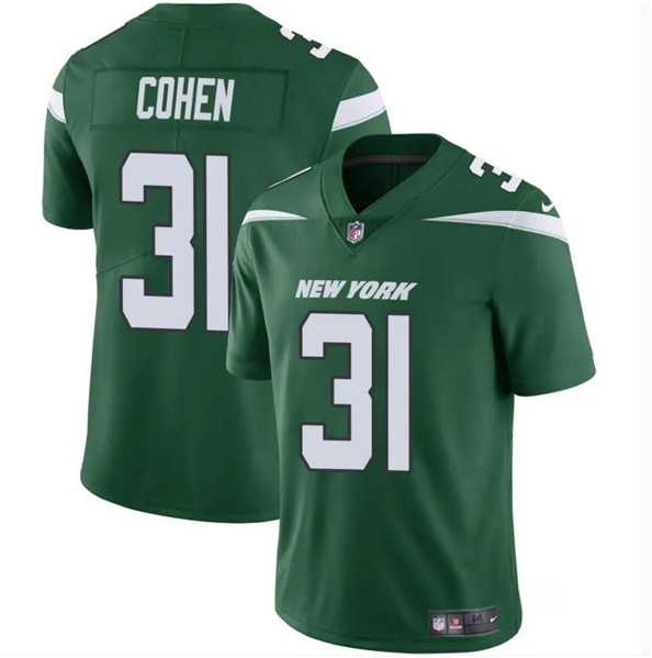 Men & Women & Youth New York Jets #31 Tarik Cohen Green Vapor Untouchable Limited Football Stitched Jersey